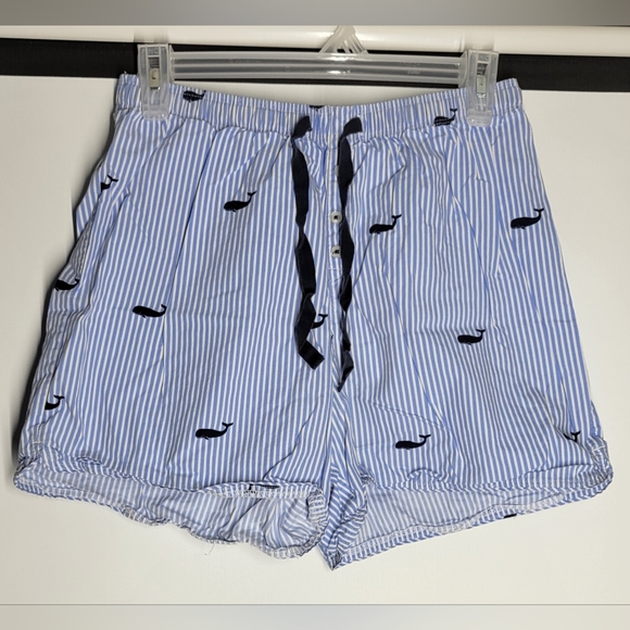 L.L. Bean Intimates & Sleepwear Llbean Blue Whale Pj Shorts Poshmark
